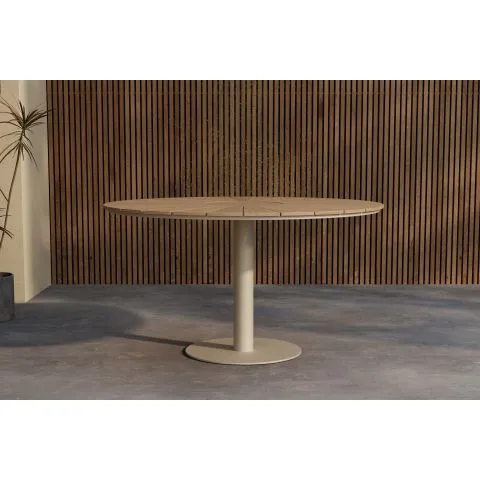 Croft Venture Home Matbord beige, Ø120 cm Begränsat erbjudande